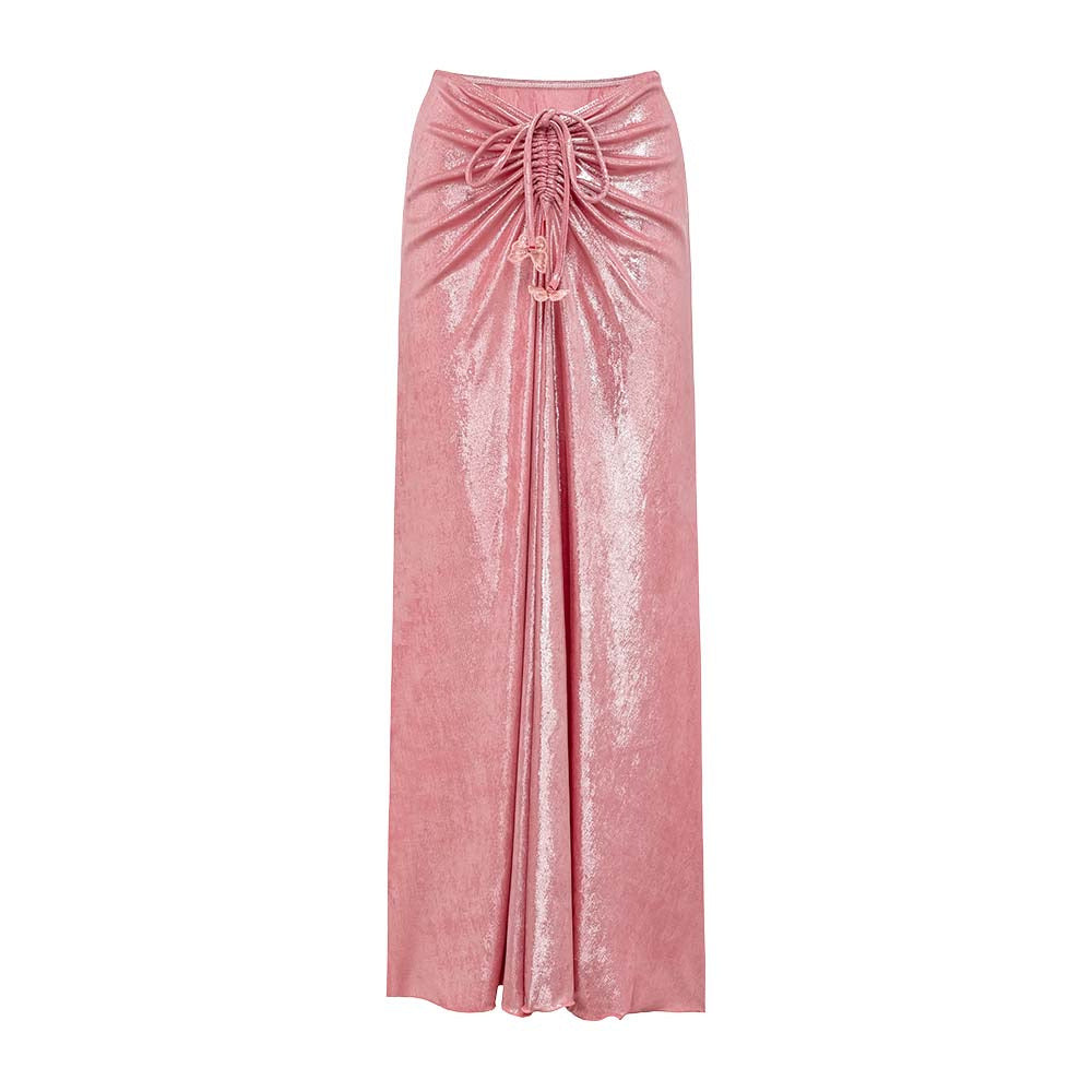 Shiny Butterfly Monokini with Skirt